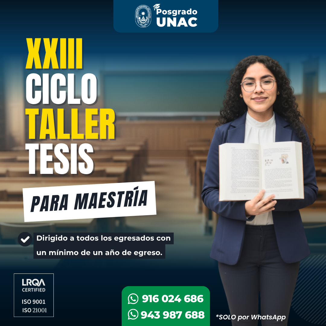 Gran Ciclo Taller: Redacción y Publicación de Artículos Científicos